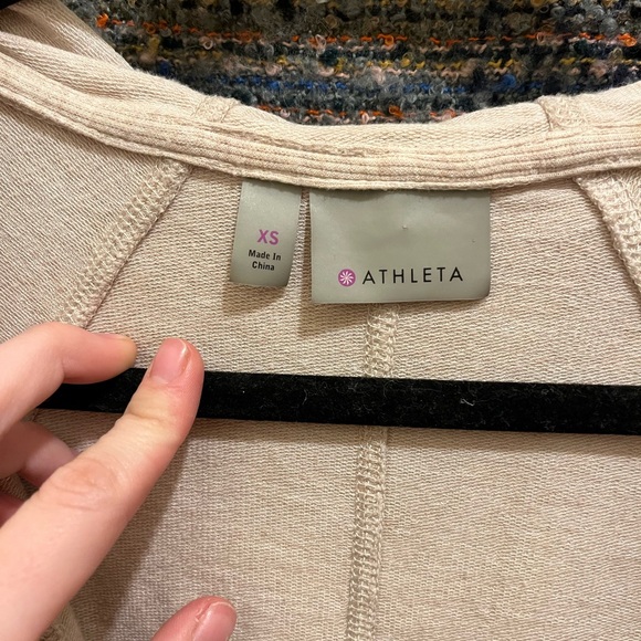 Athleta Ballerina Pink Wrap Sweater - Picture 3 of 5